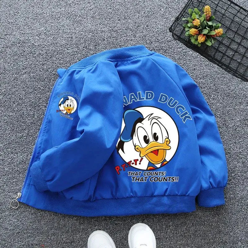 Donald Duck Jacke – Modische Windbreaker für Baby Jungen & Mädchen