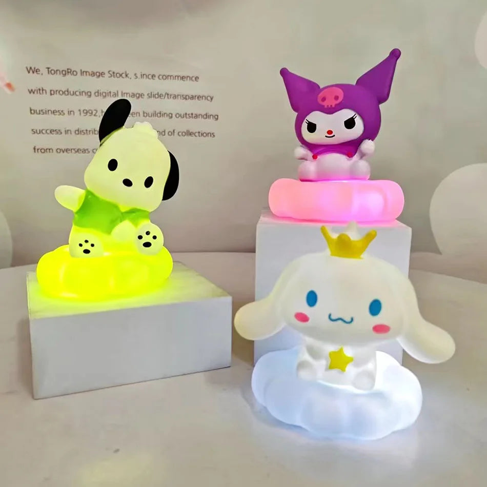Sanrios Nachtlicht "Wolke der Träume" mit Kuromi, Cinnamoroll & Pochacco