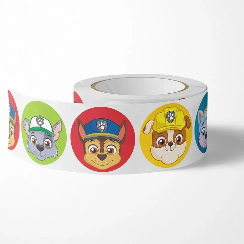 500 Stück Paw Patrol Cartoon Aufkleber – Spannende Belohnung und kreative Dekoration für kleine Helden!