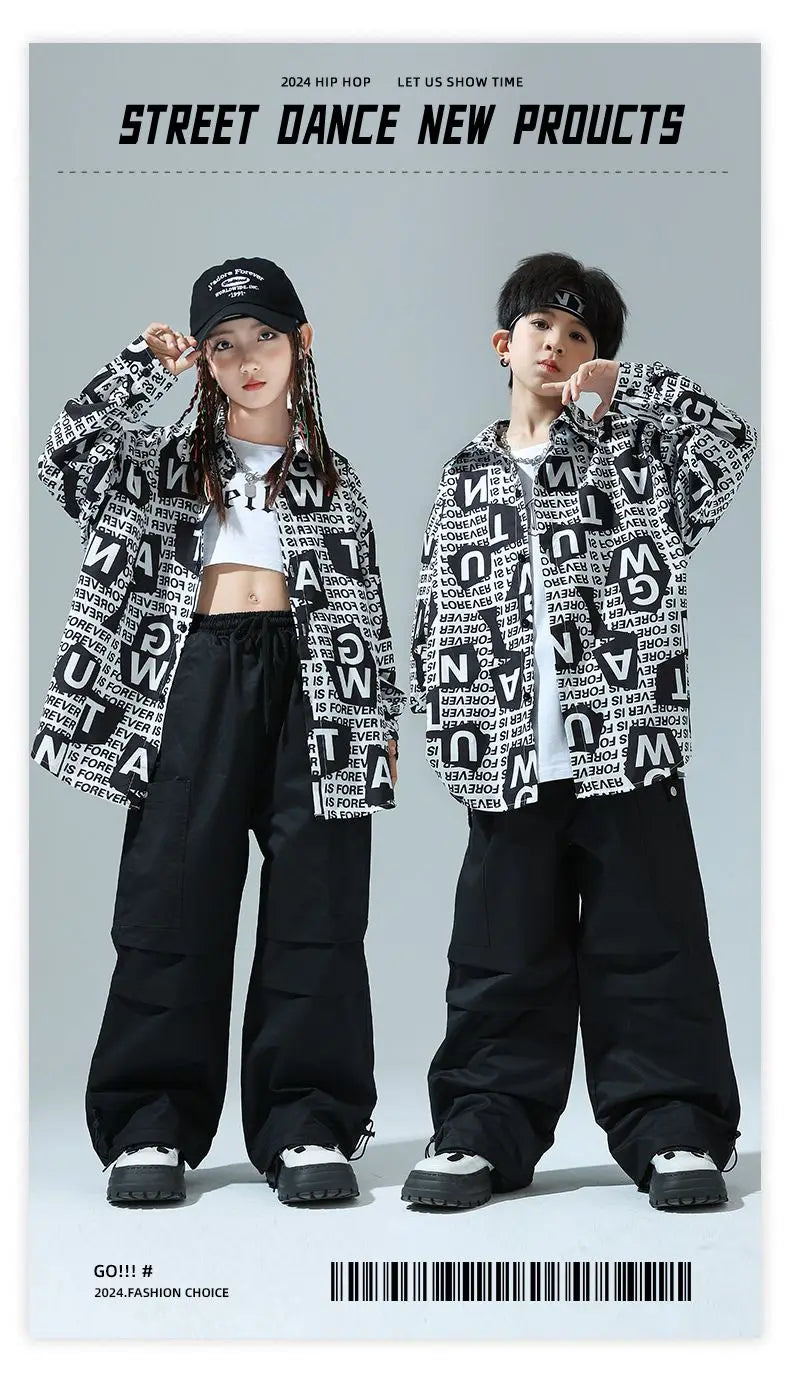 Lässiges Hip-Hop-Set – Streetwear für Jungen und Mädchen