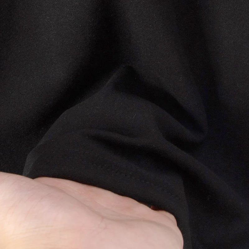 Unisex Langarm-T-Shirt mit mittelhohem Kragen  – Schlichtes Basic für Herbst und Winter auch im 3er Pack