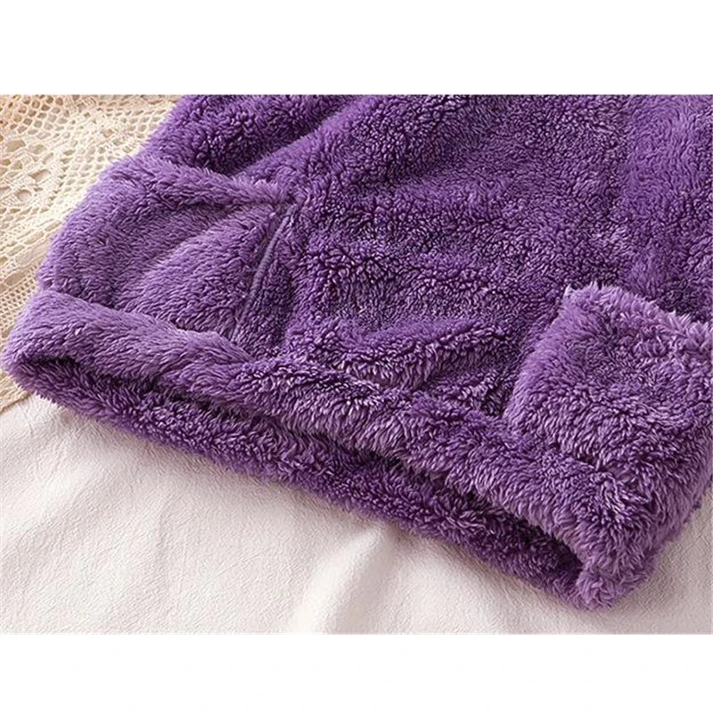 Chilliger Fleeceanzug – Dickes Fleece-Set mit Kapuze für Herbst & Winter