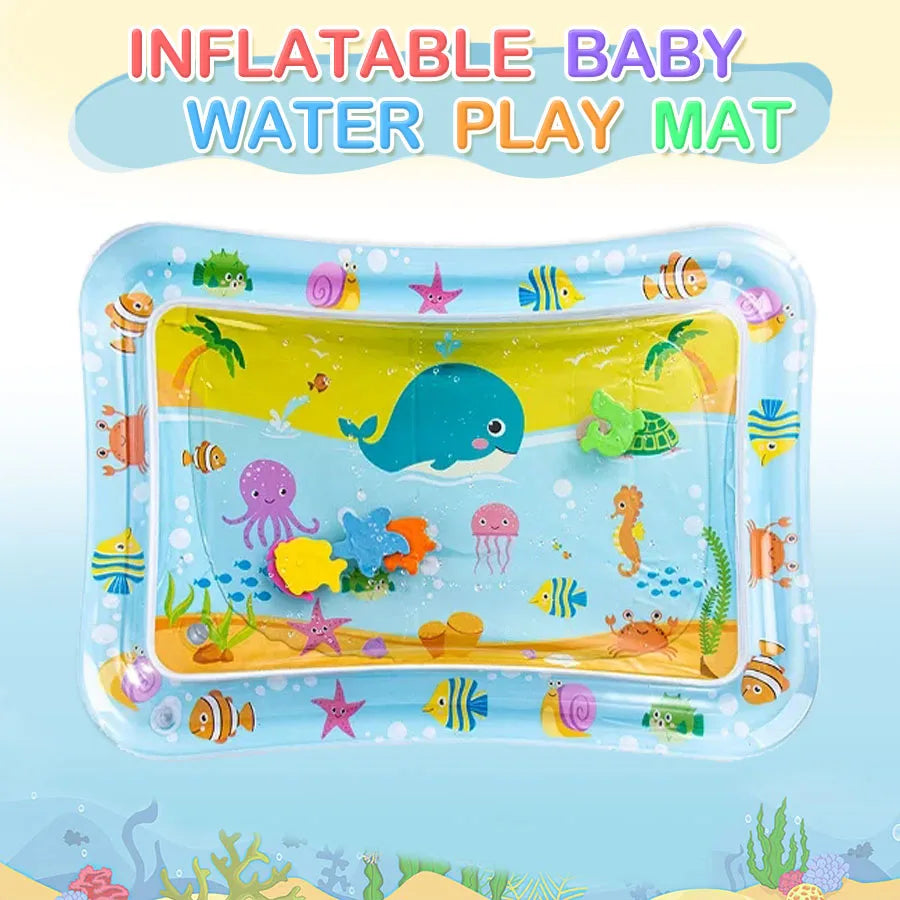 Aufblasbare Wasserspielmatte für Babys – Spiel und Spaß mit Wasser (0–3 Jahre)