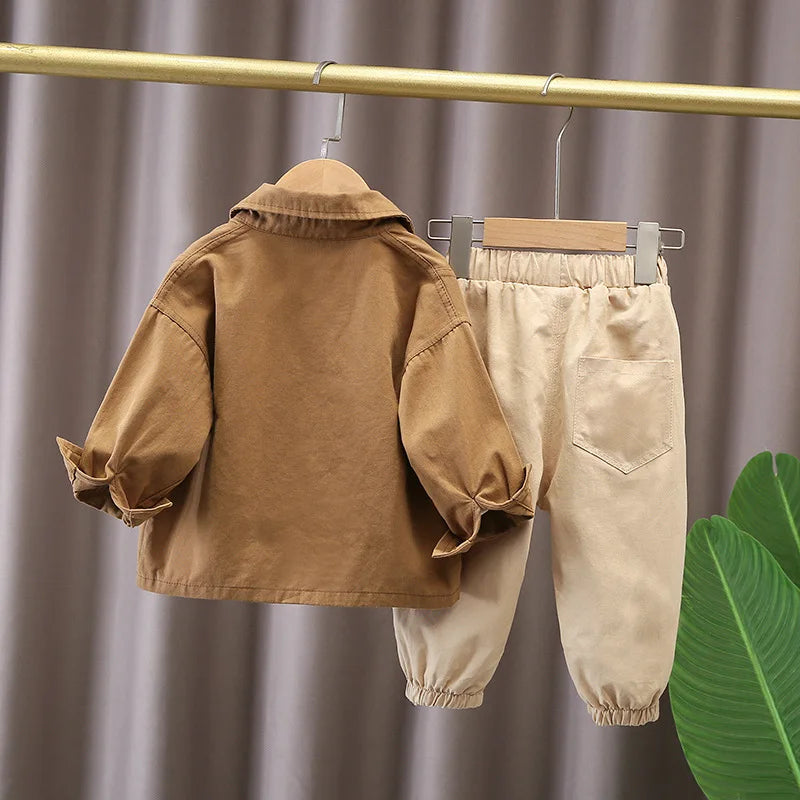 3-teiliges Jungen-Set – Mode für Herbst & Winter
