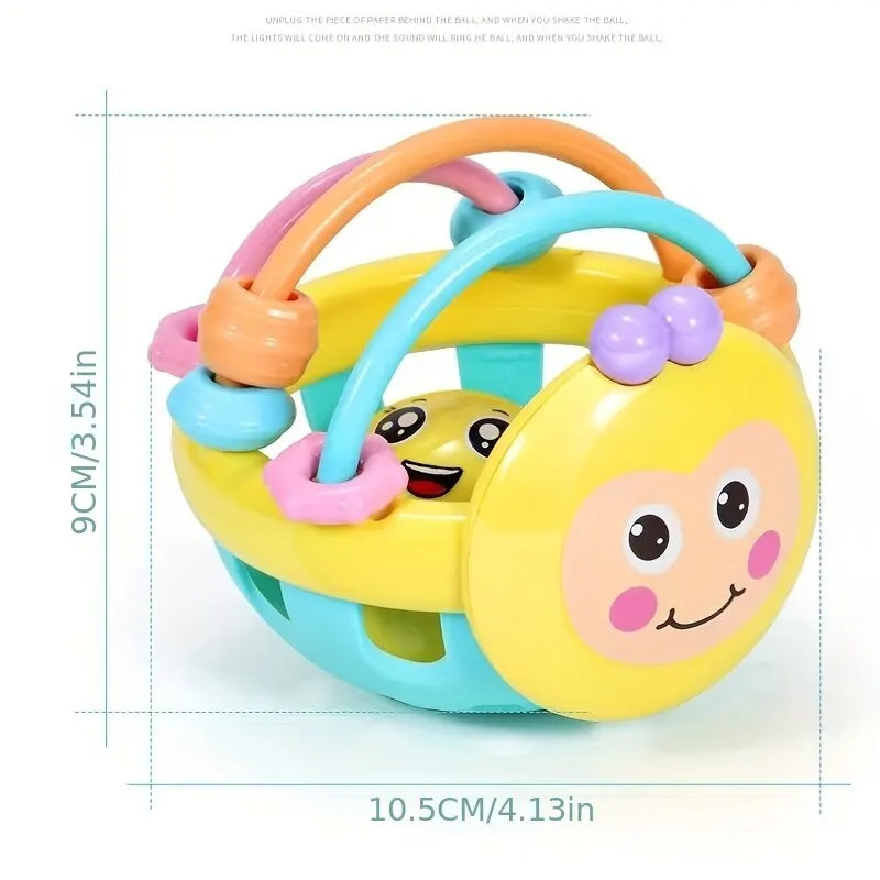 Baby 10 cm Fangball mit Glocke – Lernen, Spielen und Entdecken (0–12 Monate)