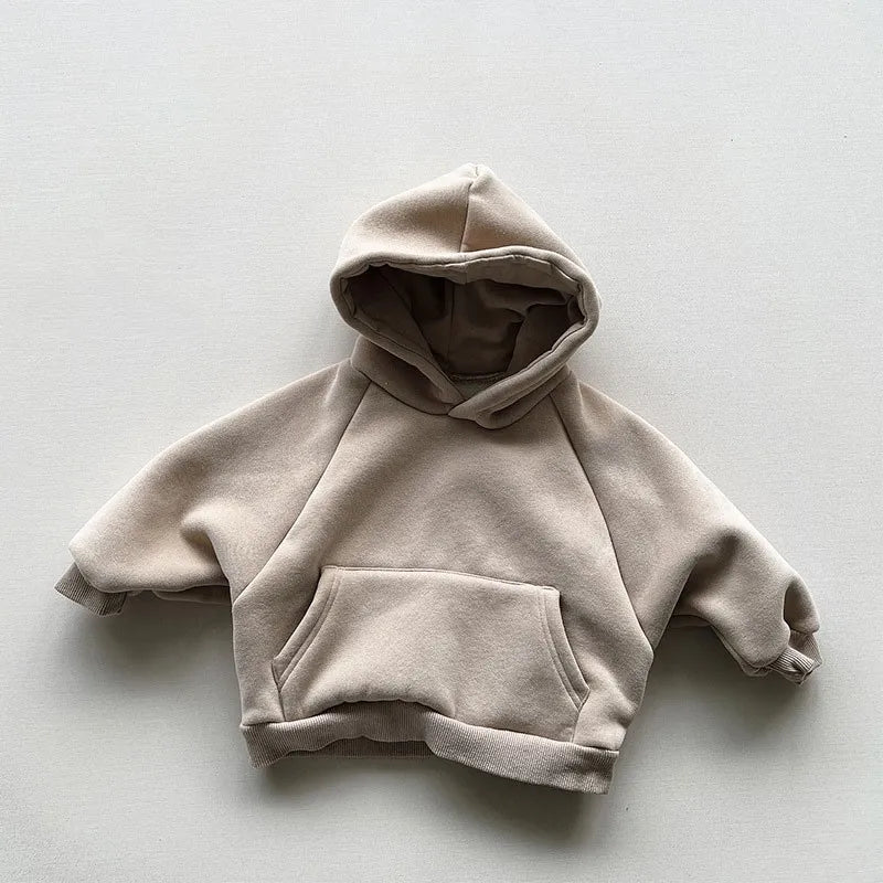 Warmer Fleece-Hoodie – Kuscheliger Unisex-Pullover für den Winter