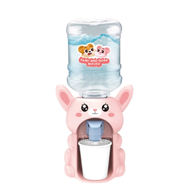 Kinder Mini Wasserspender mit Dualfunktion – Simulationsspielzeug für Wasser, Saft und Milch, Trinkbrunnen, Küchenspielzeug für Jungen und Mädchen, tolles Geschenk