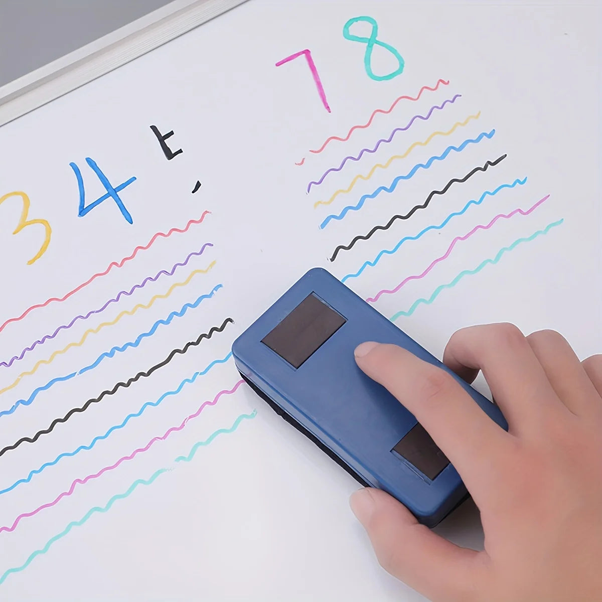 8-teiliges Set Whiteboard-Marker – Trocken abwischbare Stifte in 8 Farben