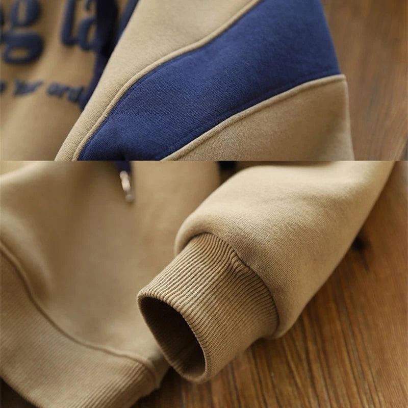 Fleece-Hoodie für Jungen – Warmer Pullover mit Buchstabendruck