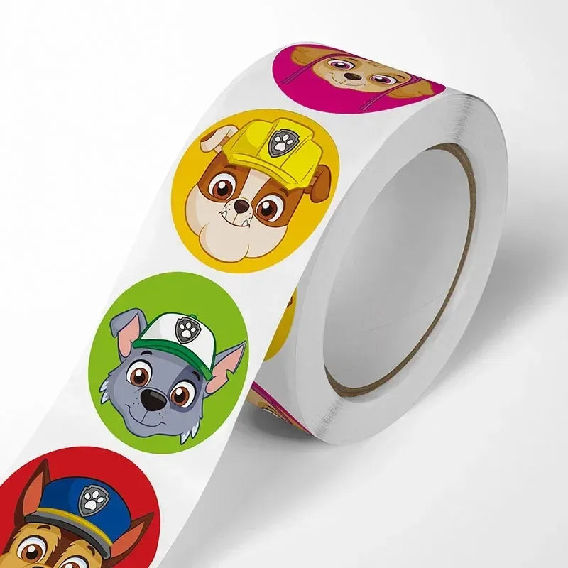 500 Stück Paw Patrol Cartoon Aufkleber – Spannende Belohnung und kreative Dekoration für kleine Helden!