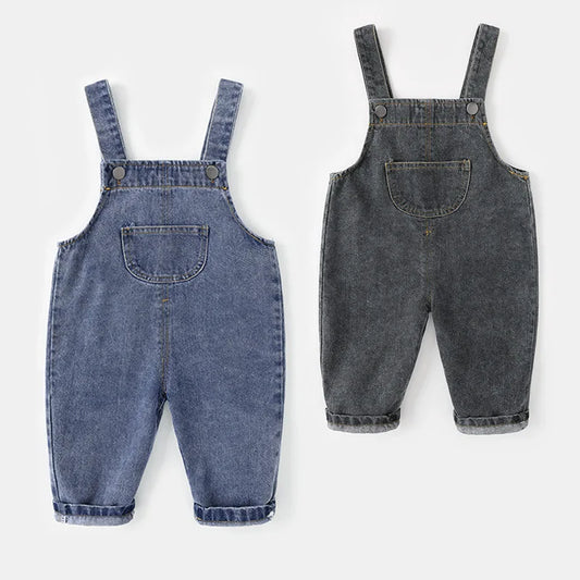 Unisex-Denim-Overall – Lässiger Kurz-Style für Babys und Kleinkinder