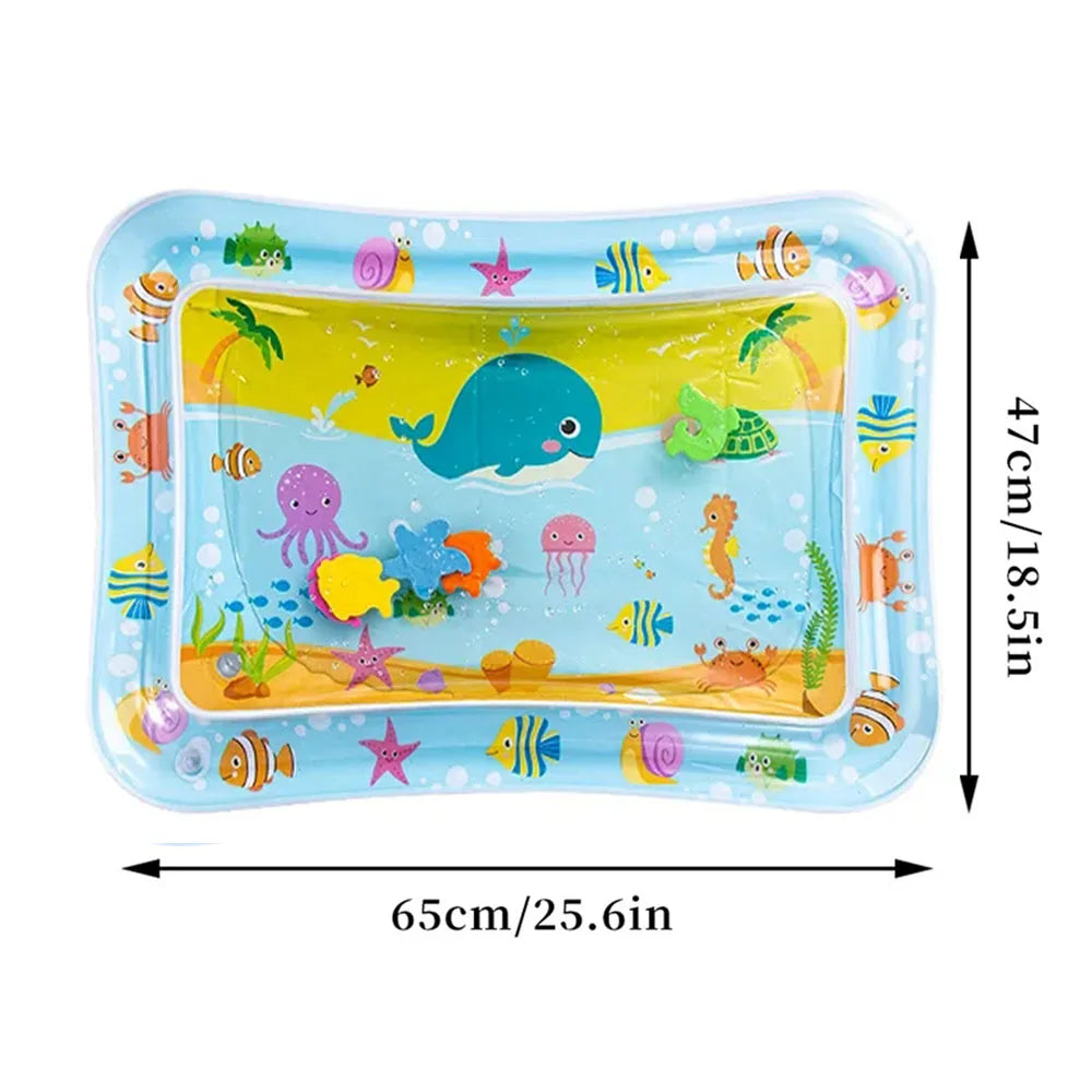 Aufblasbare Wasserspielmatte für Babys – Spiel und Spaß mit Wasser (0–3 Jahre)