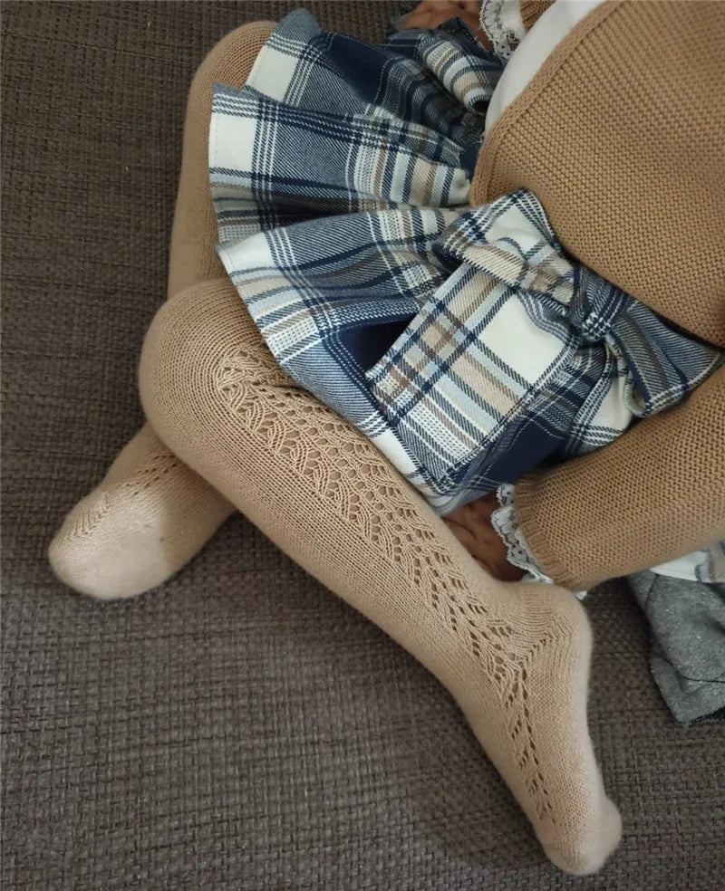 Atmungsaktive Baumwoll-Strumpfhosen für Mädchen – Festes, bequemes Design, niedliche Motive, ideal für 0-5 Jahre, perfekt für Alltag und Freizeit
