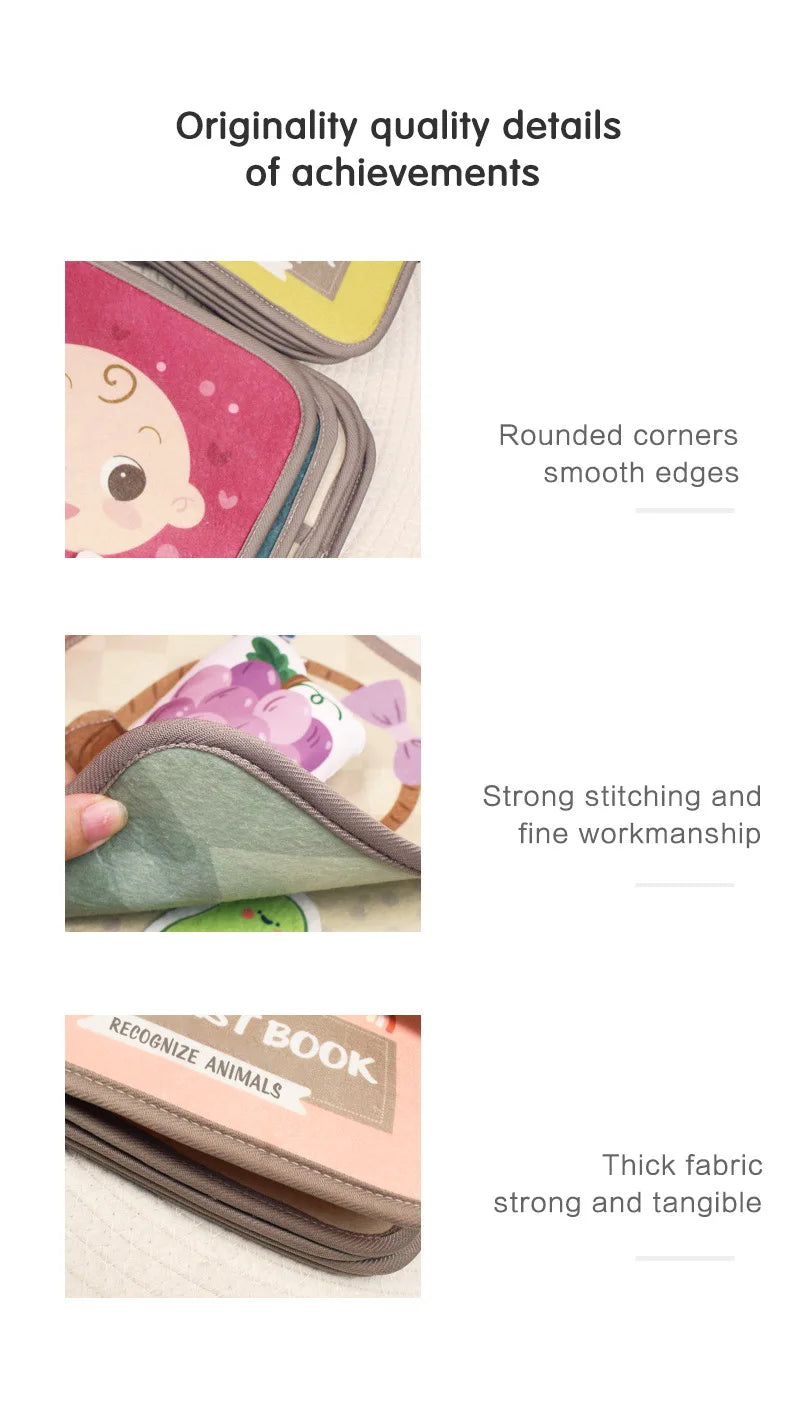 Montessori Busy Book – Das perfekte Frühpädagogik-Softbook für Kinder von 0 bis 4 Jahren