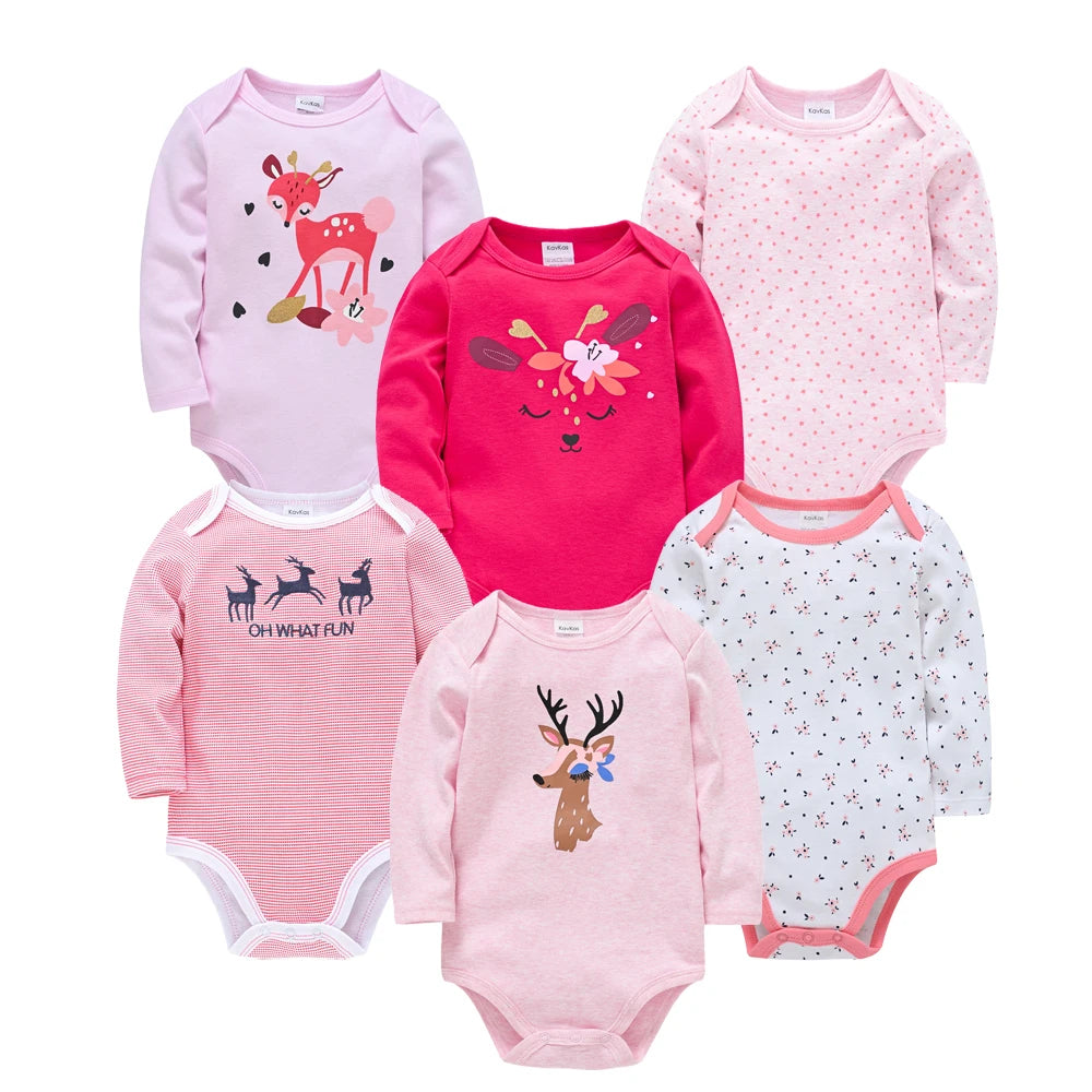Baby-Body-Set – Weiche Baumwoll-Bodys für Neugeborene im 3er- oder 6er-Pack
