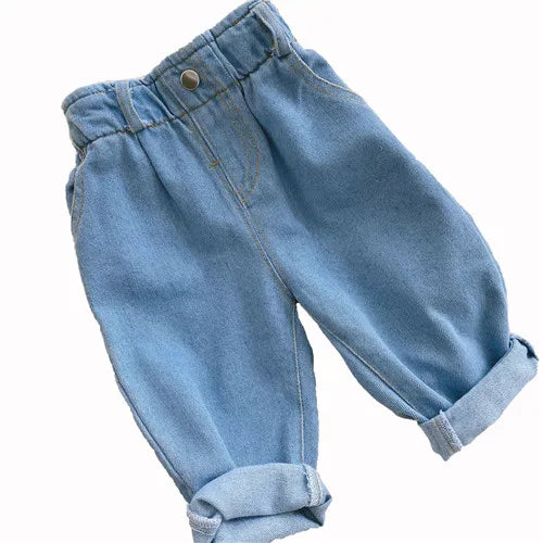Jeans für Babys – Hohe Taille für warme Herbst-Winter-Tage