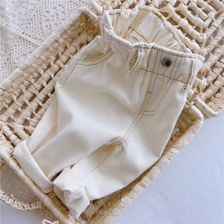 Jeans für Babys – Hohe Taille für warme Herbst-Winter-Tage