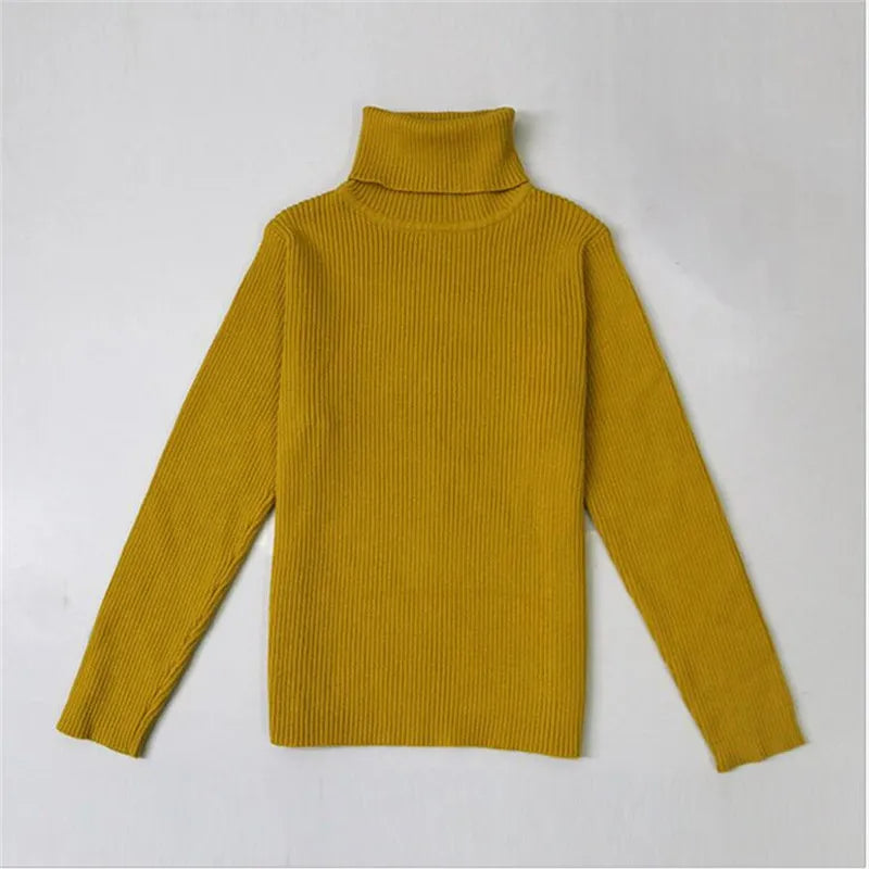 Kinder-Rollkragenpullover – Weicher Strickpullover für Babys und Kleinkinder