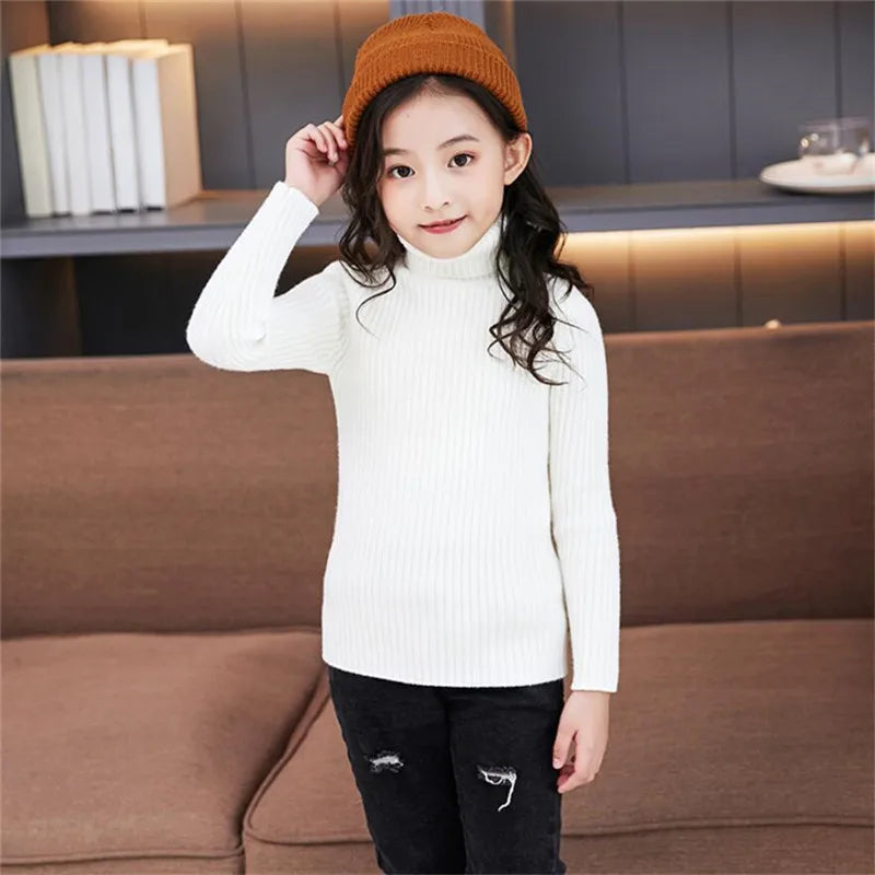 Kinder-Rollkragenpullover – Weicher Strickpullover für Babys und Kleinkinder