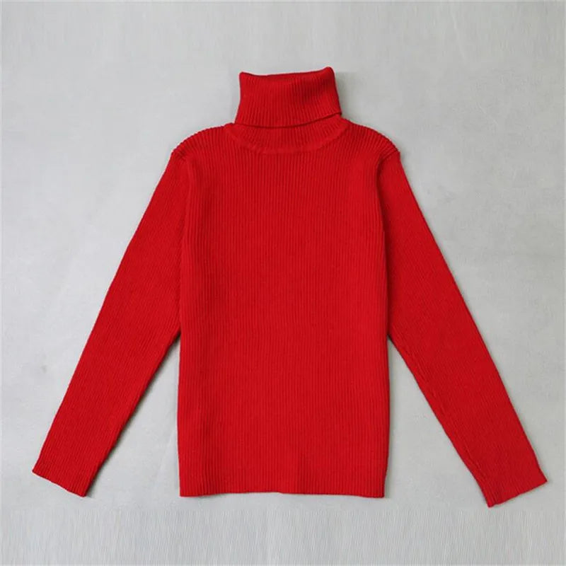 Kinder-Rollkragenpullover – Weicher Strickpullover für Babys und Kleinkinder