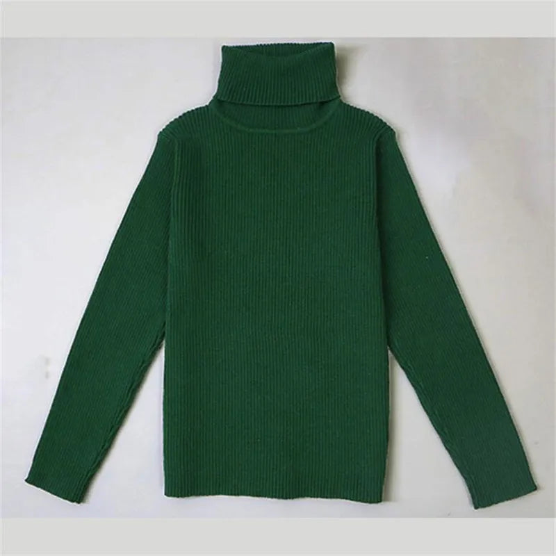 Kinder-Rollkragenpullover – Weicher Strickpullover für Babys und Kleinkinder