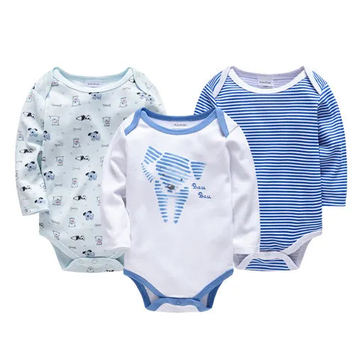 Baby-Body-Set – Weiche Baumwoll-Bodys für Neugeborene im 3er- oder 6er-Pack