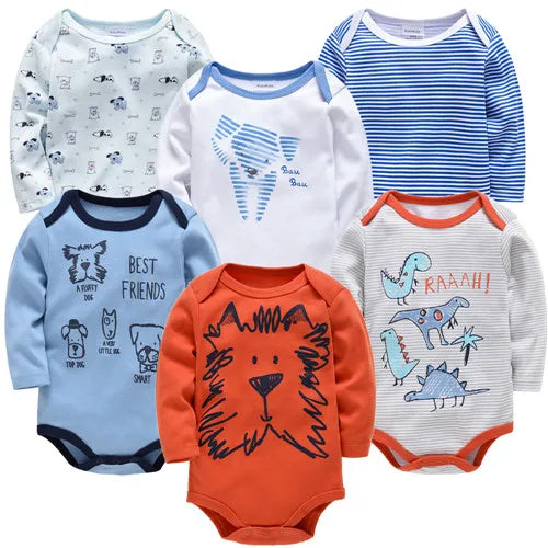 Baby-Body-Set – Weiche Baumwoll-Bodys für Neugeborene im 3er- oder 6er-Pack