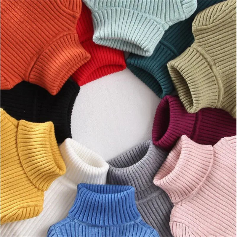 Kinder-Rollkragenpullover – Weicher Strickpullover für Babys und Kleinkinder