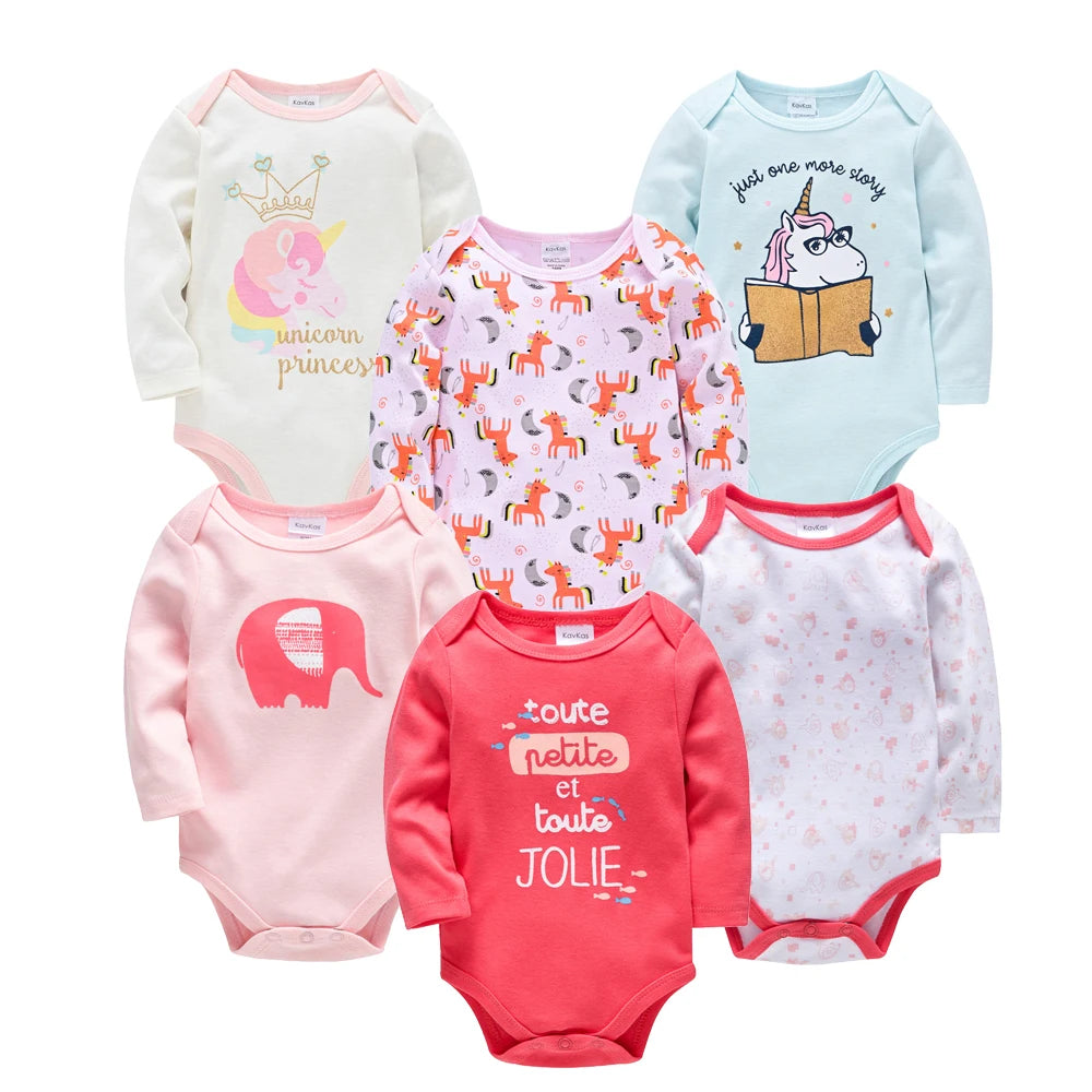 Baby-Body-Set – Weiche Baumwoll-Bodys für Neugeborene im 3er- oder 6er-Pack
