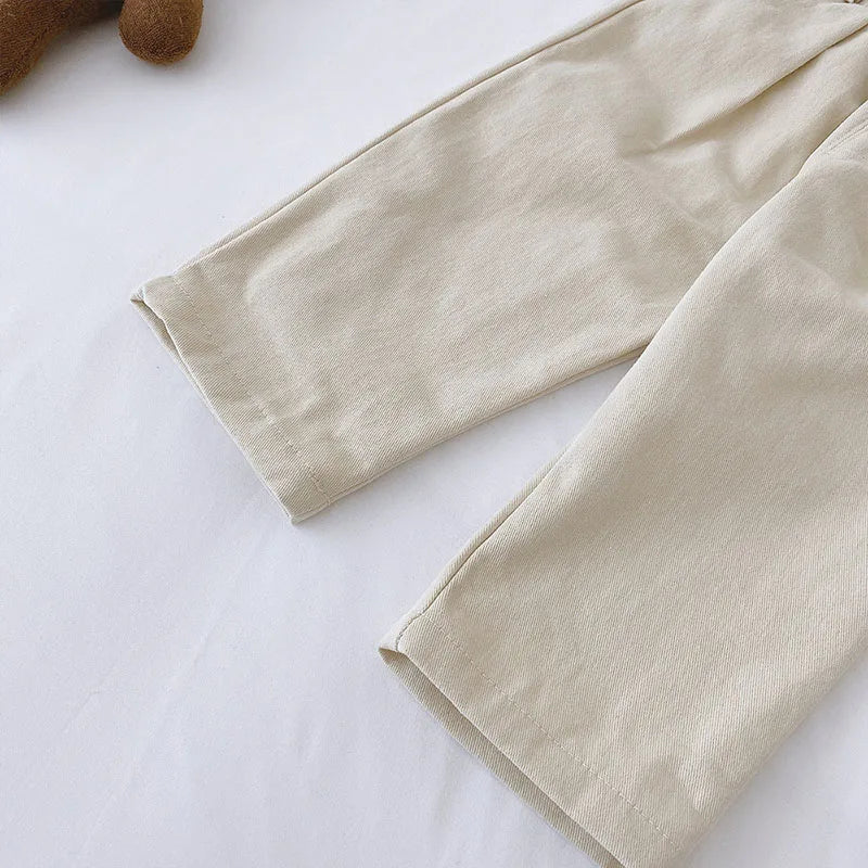Unifarbene Hose – Bequeme Freizeithose für Kinder mit elastischem Bund