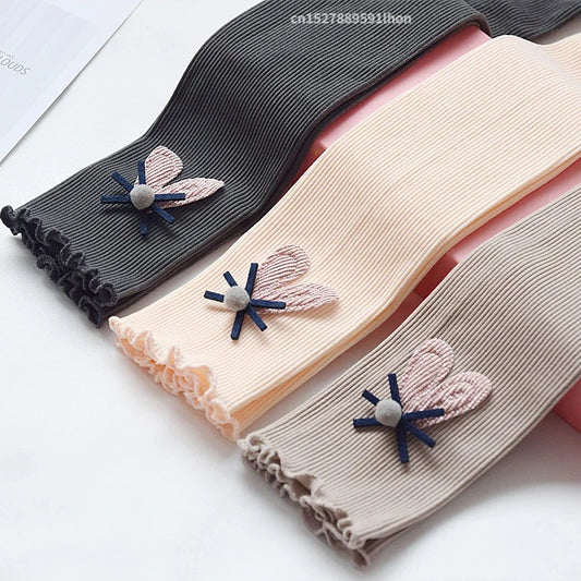Mädchen-Leggings – Bequeme Strumpfhosen aus Baumwolle für Frühling und Herbst