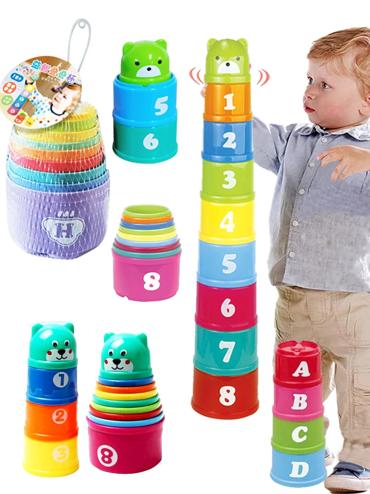 Reaktions- & Stapelspiel für Kinder – Schnelligkeit, Geschick & Frühes Lernen (ab 3 Jahren)