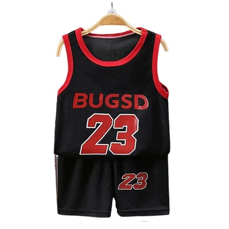 Kinder Sport-Set – Atmungsaktives Basketball-Outfit für Jungen