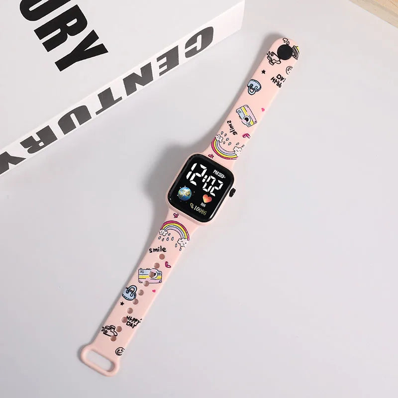 MINISO Digitaluhr Stitch & Hello Kitty – Coole Kinderuhr für Jungen und Mädchen