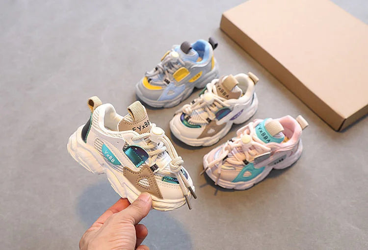 Freizeitschuhe für Kinder – Atmungsaktive Turnschuhe mit Anti-Rutsch-Sohle