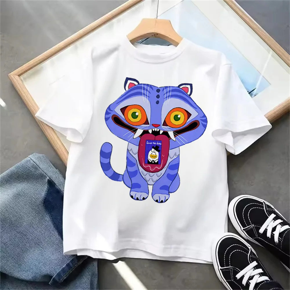 "Kpop Demon Hunters" T-Shirt – Lässiges Sommer-T-Shirt für Kinder