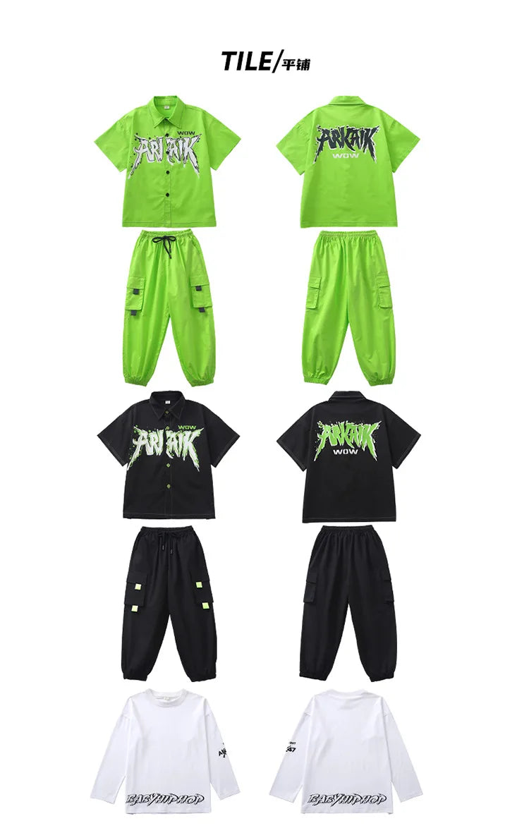Lässiges Hip-Hop-Set – Streetwear für Jungen und Mädchen