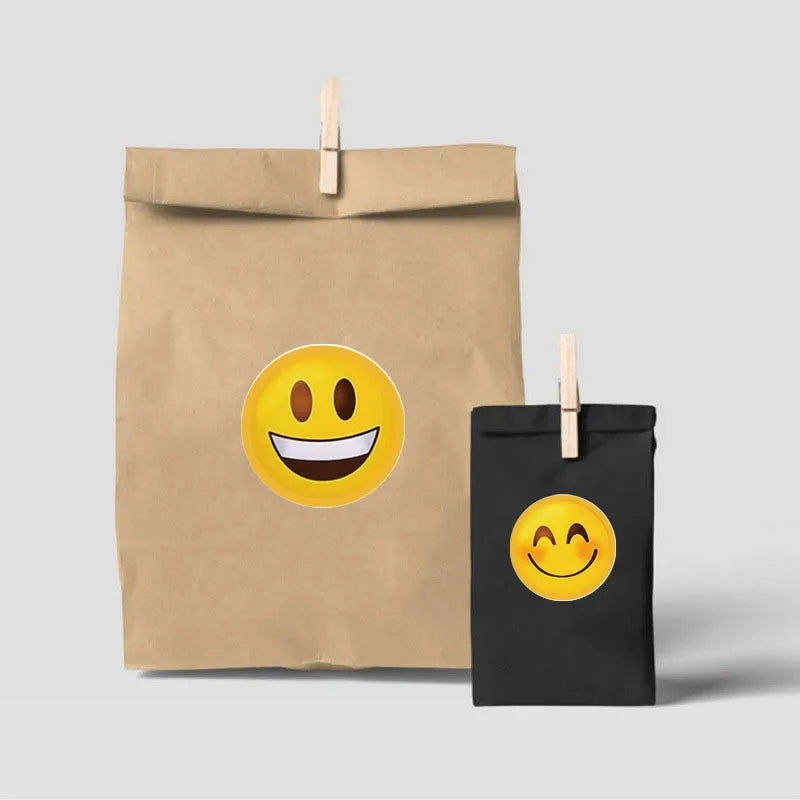 500 Stück Cartoon Smileys-Gesicht-Belohnungsaufkleber – Lustige Motivations-Aufkleber für Kinder!