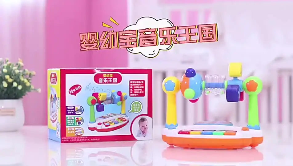 Baby-Klavier mit Licht & Sound – Das musikalische Frühförderungs-Spielzeug für kleine Musiker (ab 6 Monate)