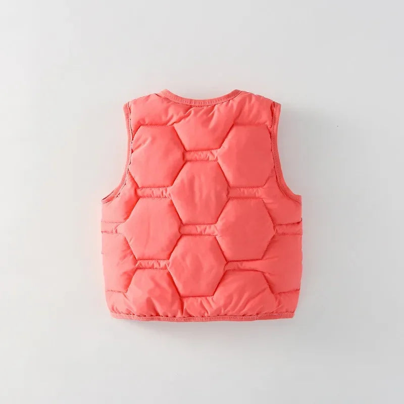 Unisex Winter-Weste für Kinder – Warme, gefütterte Weste für Babys und Kleinkinder