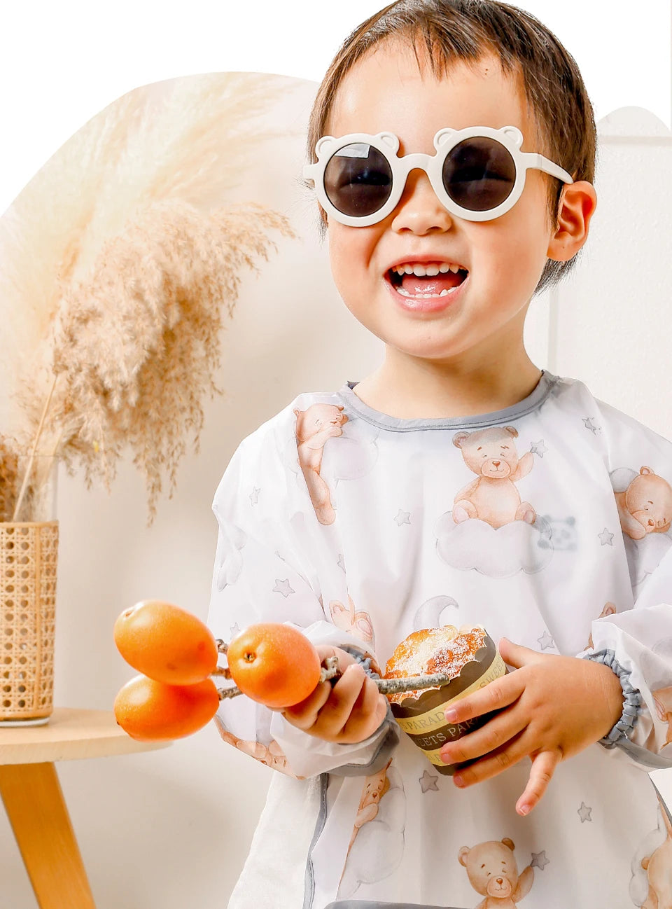 Elinfant Baby / Kleinkind Langarm-Lätzchen – Das praktische All-in-One Wasserdichte Lätzchen für Babys!