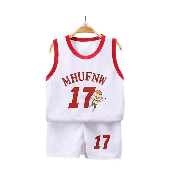 Kinder Sport-Set – Atmungsaktives Basketball-Outfit für Jungen