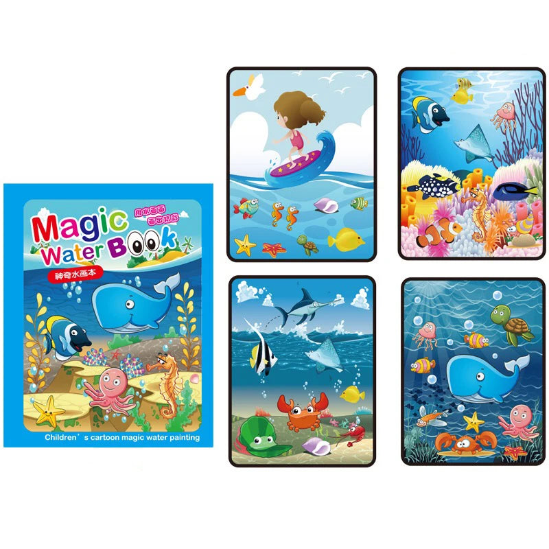 Magisches Wasser-Malbuch – Der saubere Malspaß für Kinder