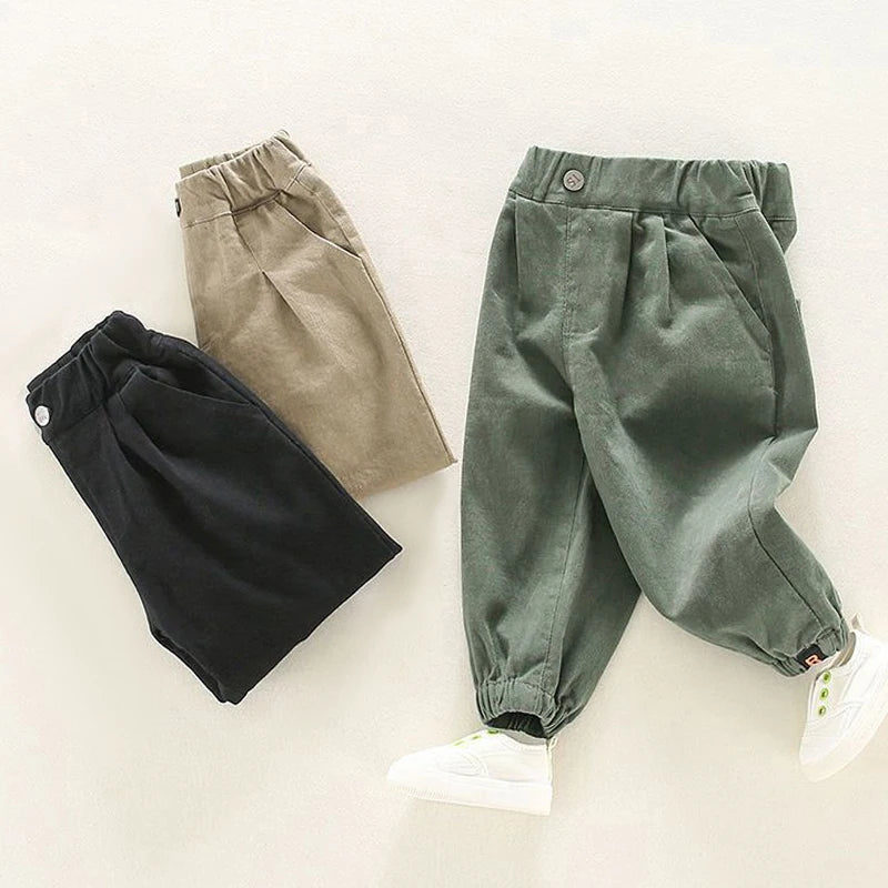Lässige Jogginghose für Kinder – Bequeme Cargo-Hose mit Kordelzug