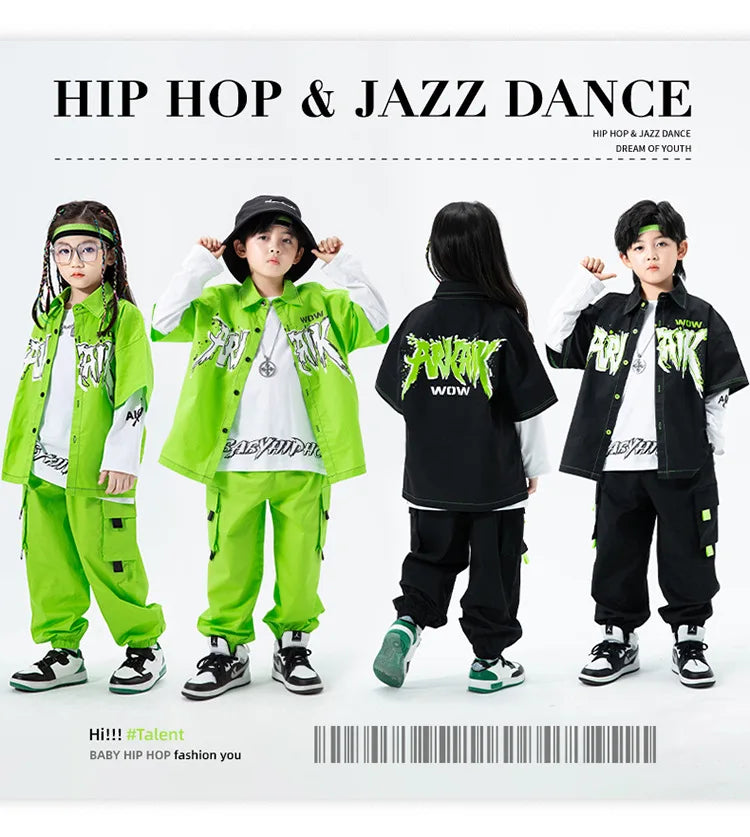 Lässiges Hip-Hop-Set – Streetwear für Jungen und Mädchen