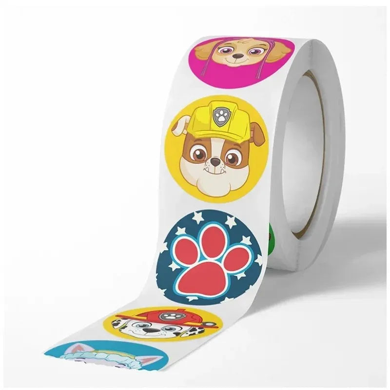 500 Stück Paw Patrol Cartoon Aufkleber – Spannende Belohnung und kreative Dekoration für kleine Helden!