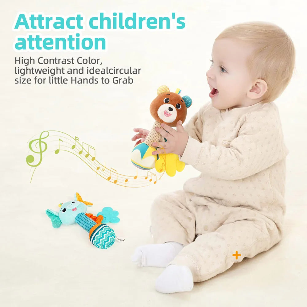 Super süße Stofftierrasseln – Das perfekte Babyspielzeug für kleine Entdecker!