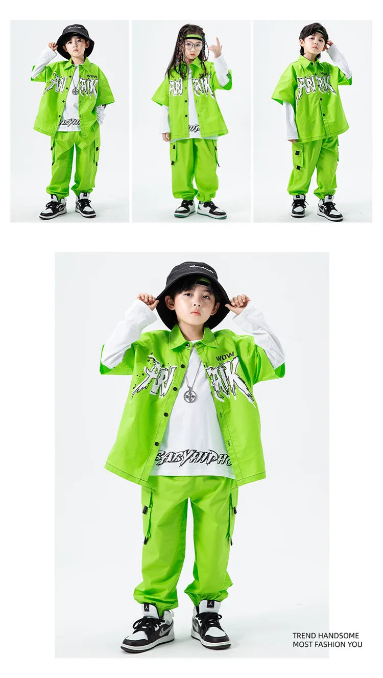 Lässiges Hip-Hop-Set – Streetwear für Jungen und Mädchen