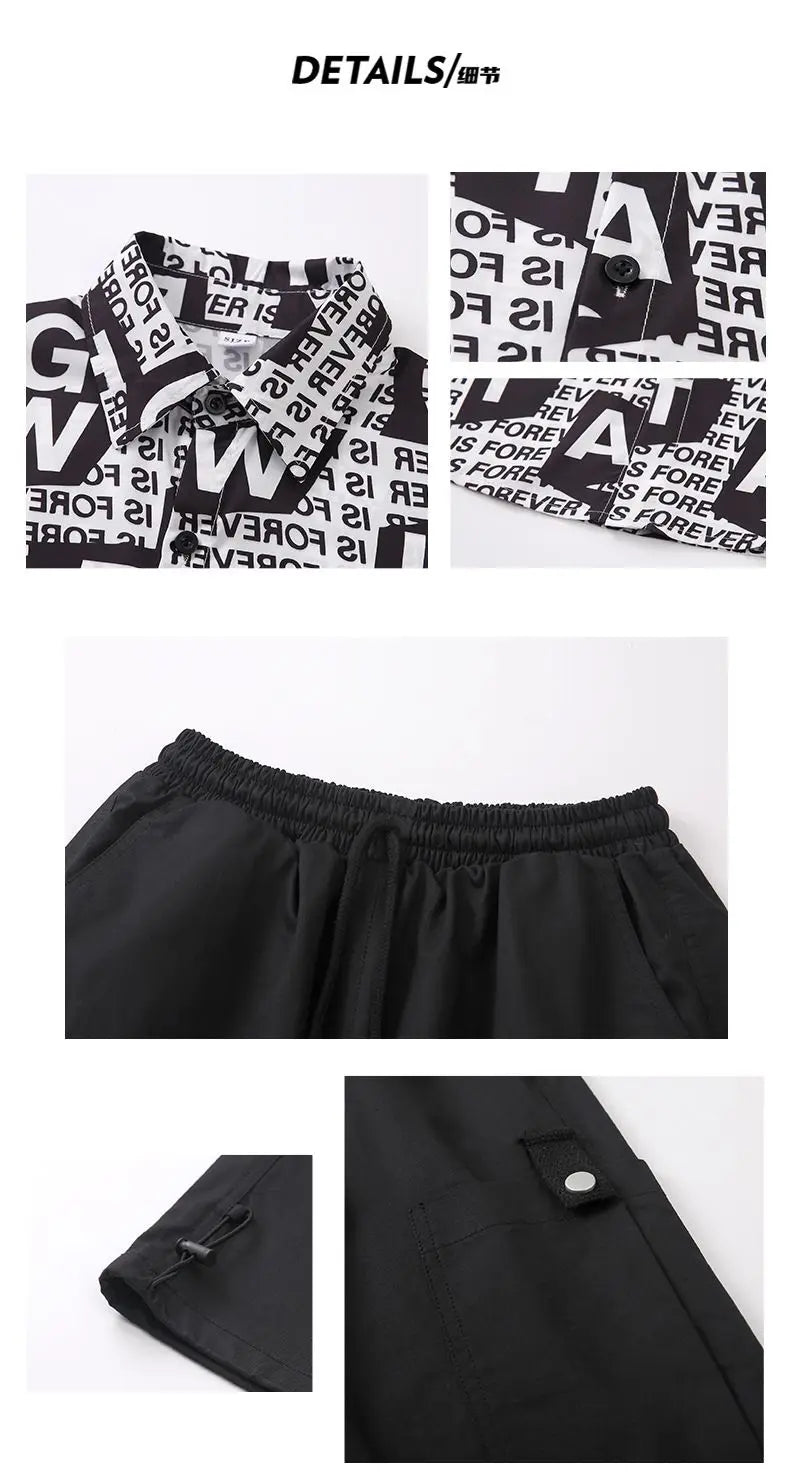 Lässiges Hip-Hop-Set – Streetwear für Jungen und Mädchen