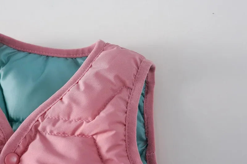 Unisex Winter-Weste für Kinder – Warme, gefütterte Weste für Babys und Kleinkinder